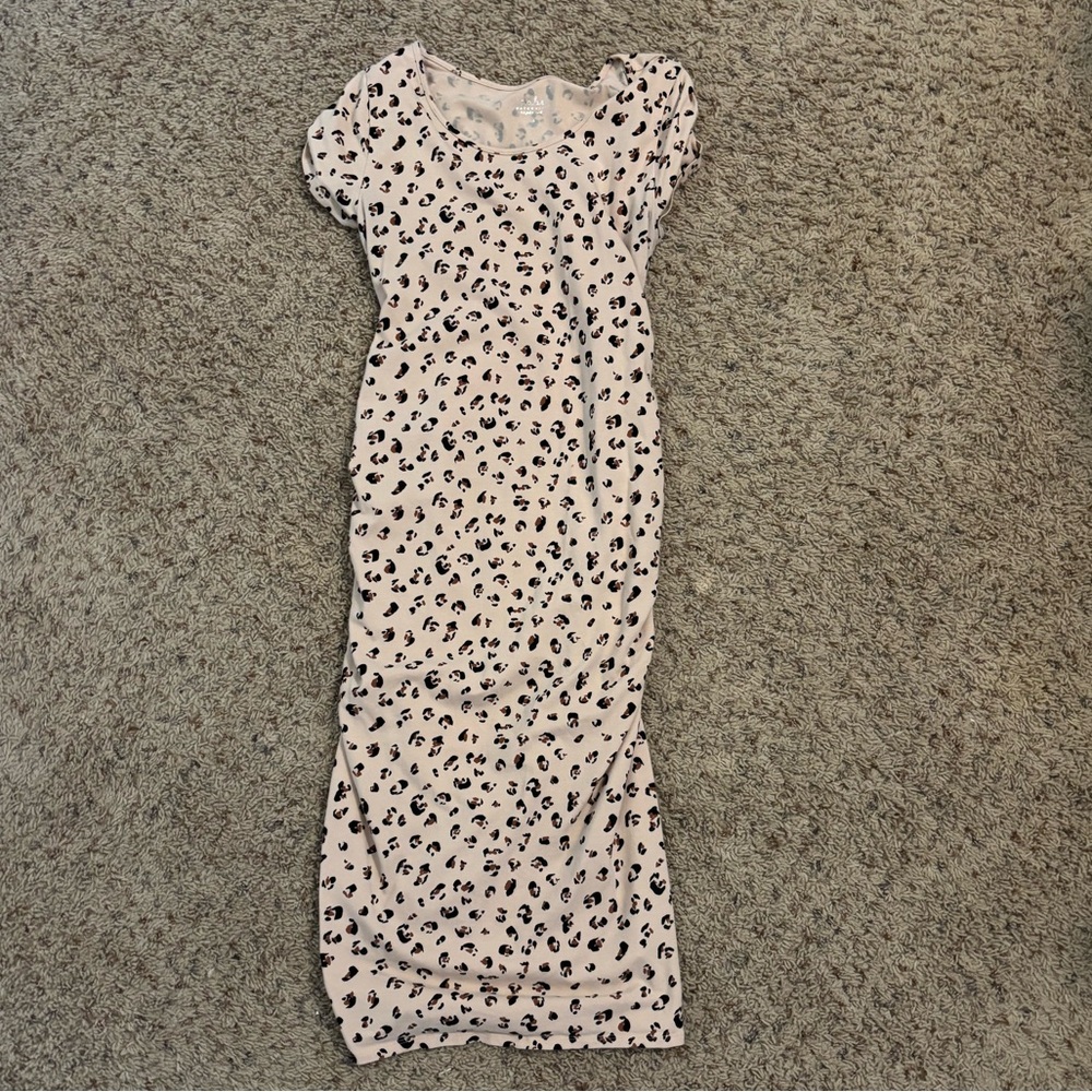 Isabel Maternity by Ingrid & Isabel Leopard Maternity Maxi Dress